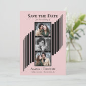 Love in Frames Modern Photo Save the Date (Debout devant)