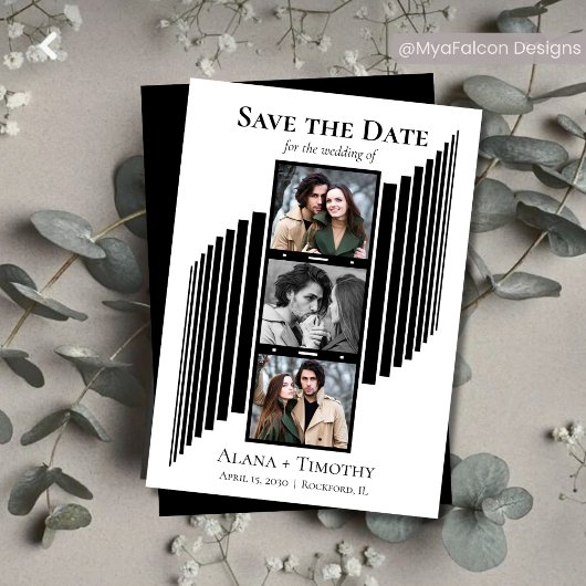 Love in Frames Modern Photo Save the Date