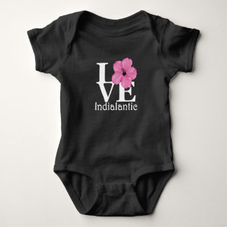LOVE Indialantiel Roze Hibiscus Romper