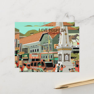LOVE INDONESIË BRIEFKAART