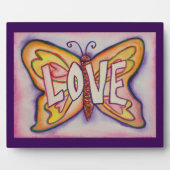 Love Inspirational Papillon Peinture Plaque cadeau (Devant)
