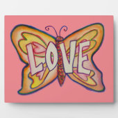 Love Inspirational Papillon Peinture Plaque cadeau (Devant)