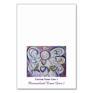 Love Inspirerend Word Angel Table Tent Kaarten