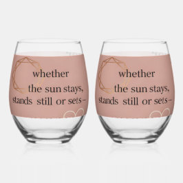 Love & Intention Collection | Gratitude Remains™ A Wijnglas Zonder Voet