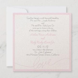 Love Invitation Kaart