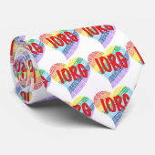 Love IORG Stropdas (Opgerold)