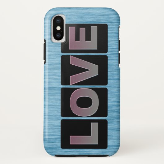 Love iPhone X Coque (Dos)
