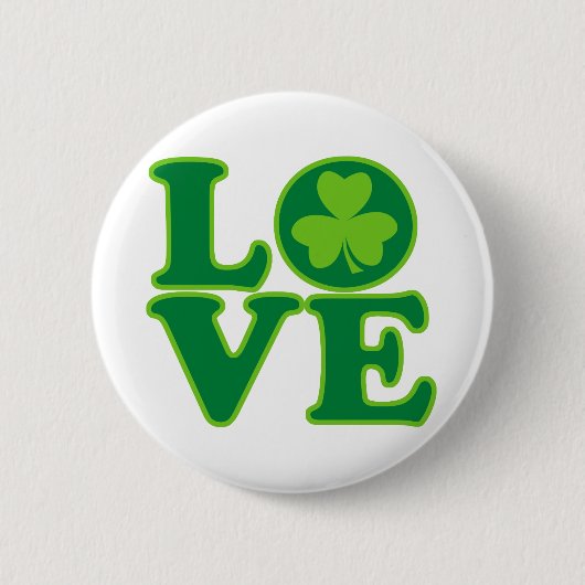 Love Ireland Ronde Button 5,7 Cm (Voorkant)