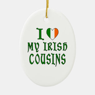 Love irish Cousins Keramisch Ornament
