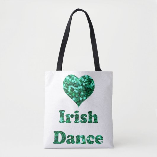 Love Irish Dance dubbelzijdig Draagtas (Voorkant)