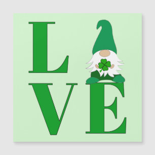 Love Irish Gnome Magnetic Kaart