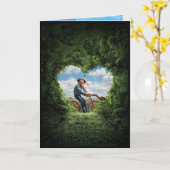 Love is a Adventure Romantic Valentijns Kaart (Gele Bloem)