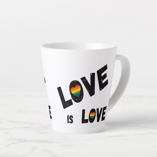 Love is a Love Latte Latte Mok (Rechterhoek)