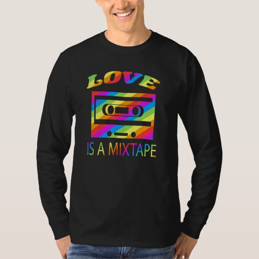 Love is a mixtape Tolerance Trans right Lespian Tr T-shirt (Voorkant)