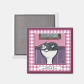 Love is a Porcelain Sink v.3 - Cat Magnet (Recto/Verso)
