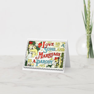 Love is a Song Valentijn Wenskaart Feestdagen Kaart