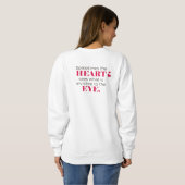 Love Is All Graffiti Art Women's Sweatshirt (Dos entier)