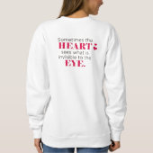 Love Is All Graffiti Art Women's Sweatshirt (Dos)