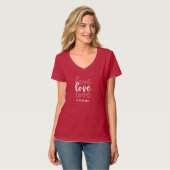 Love is All We Need Red T-Shirt (Devant entier)