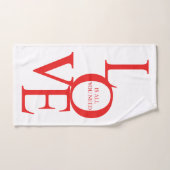 Love is all you need (Serviette à main)