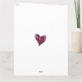 Love is all you need hearts customize inside text kaart (Achterkant)