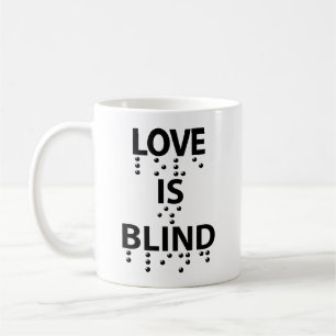 Love is Blind Braille Koffiemok