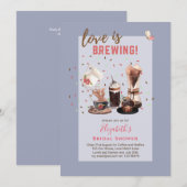 Love is Breaming VRIJGEZELLENFEEST Coffee Muffins  Kaart (Voorkant / Achterkant)