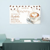 Love Is Brewing Bridal Shower Welcome Spandoek (Beurs)