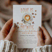 Love Is Brewing Coffee Bridal Shower Invitation
