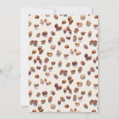 Love Is Brewing Coffee Bridal Shower Invitation Kaart (Achterkant)