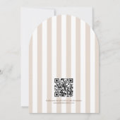 Love Is Brewing Coffee Bruiloft QR Code Kaart (Achterkant)