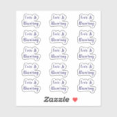 Love Is Brewing Coffee Event Wedding Bridal Shower Sticker (Vel)