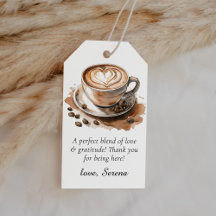 Love is Brewing Coffee Shower Thank You Favor