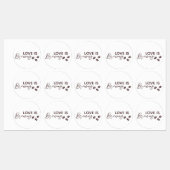 Love is Brewing Coffee Theme Bridal Shower Labels (Vel)