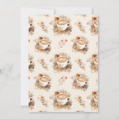 Love is Brewing Couples Coffee Bridal Shower Kaart (Achterkant)