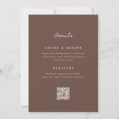 Love is Brewing Double Sided Invitation de Fête de (Dos)