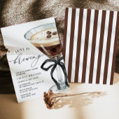 Love Is Brewing Espresso Martini Bridal Shower Kaart