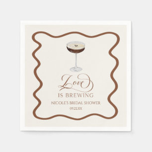 Love Is Brewing Expresso Martini Bruidsfeest Servet