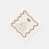 Love Is Brewing Expresso Martini Bruidsfeest Servet (Hoek)