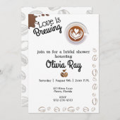 Love is Brouwerij Bridal Shower Invitation Kaart (Voorkant / Achterkant)