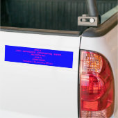 LOVE IS... BUMPERSTICKER (Op Truck)