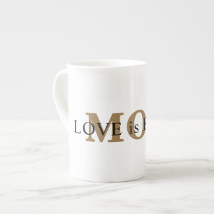 LOVE Is Genoeg Cadeau voor Moeder Porselein Kop