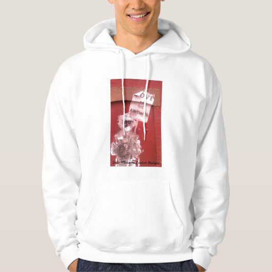 LOVE IS HET ANTWOORD HOODIE (Voorkant)