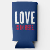 LOVE is hier. Funny Red, White en Blue Juli 4 (Achterkant)