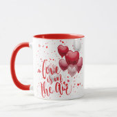Love  Is In The Air Personalized Mug (Gauche)