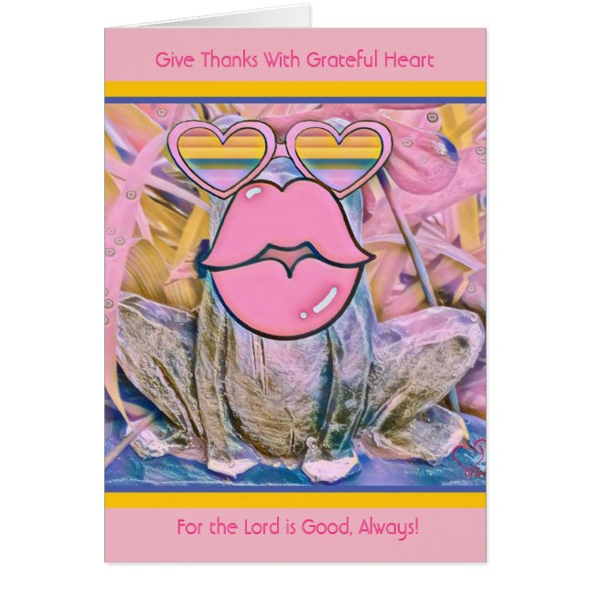 LOVE IS -JEREMIAH FROG -CHRISTELIJKE GREETING (Voorkant)