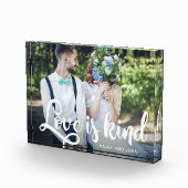 Love is Kind Photo and Name Fotoblokken (Rechts)