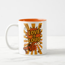 Love Is Loud Bold Comic-Style Statement
