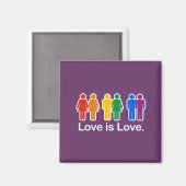 LOVE IS LOVE BASIC MAGNEET (Voorkant / Achterkant)