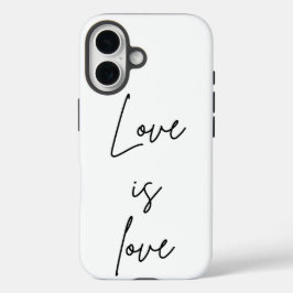 Love is love  iPhone 16 hoesje